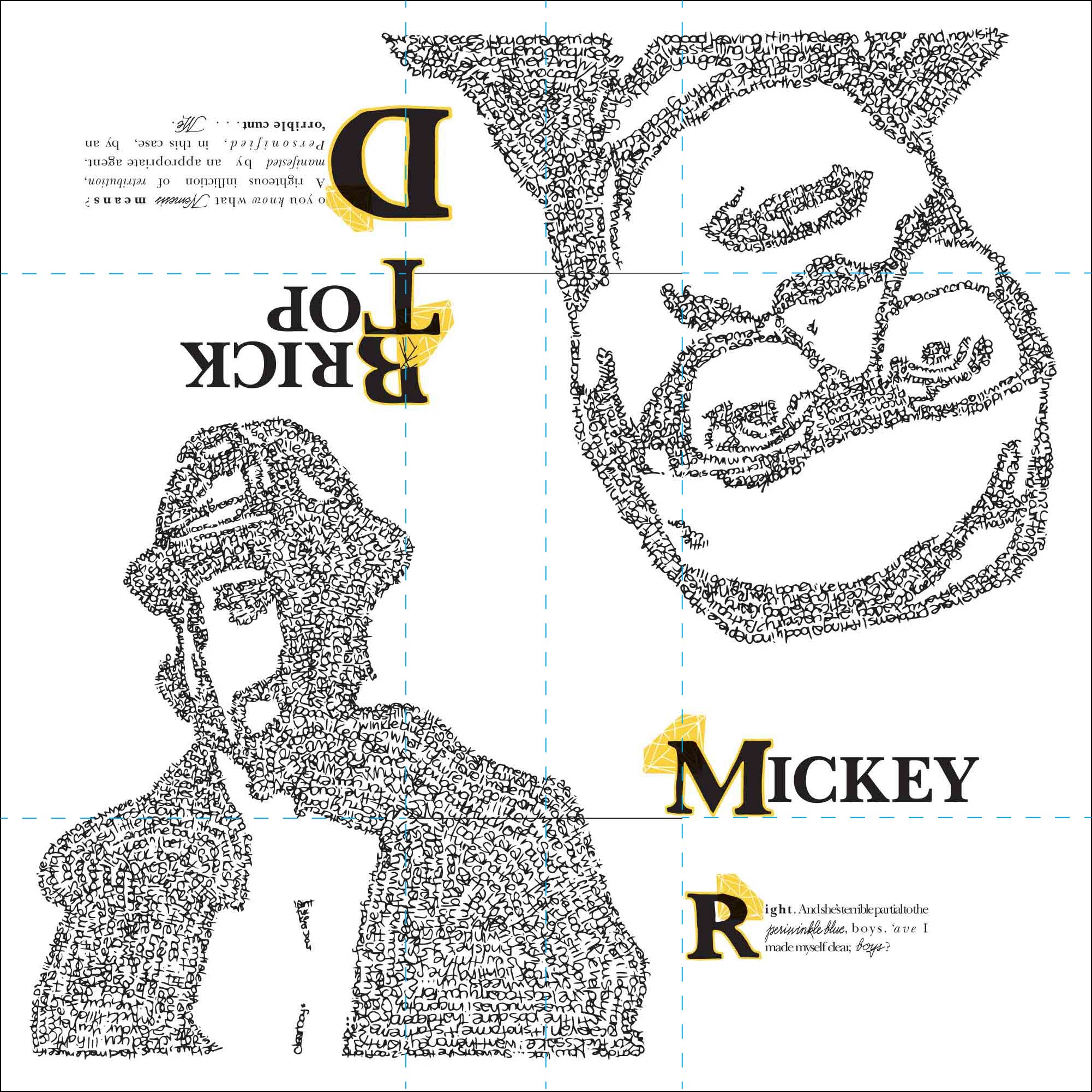 Brick Top & Mickey Fold-out <br> Click to see the back-side