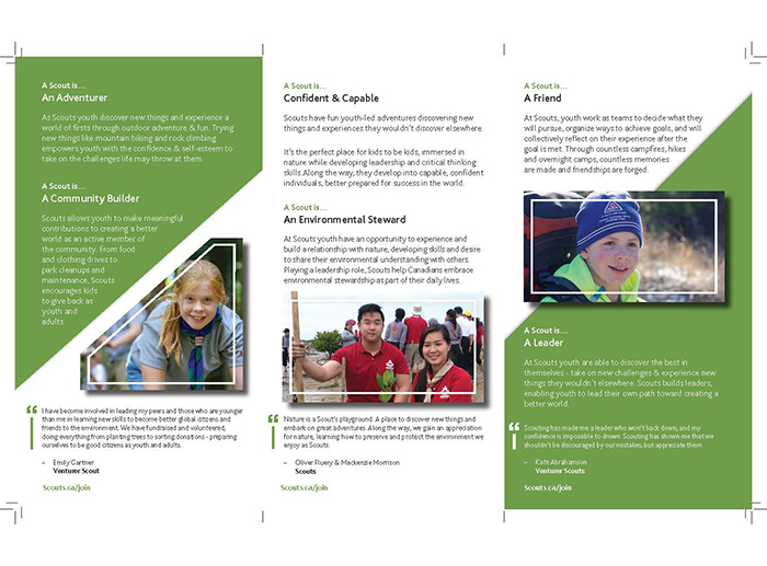 Scouts Canada Brochure Side 2