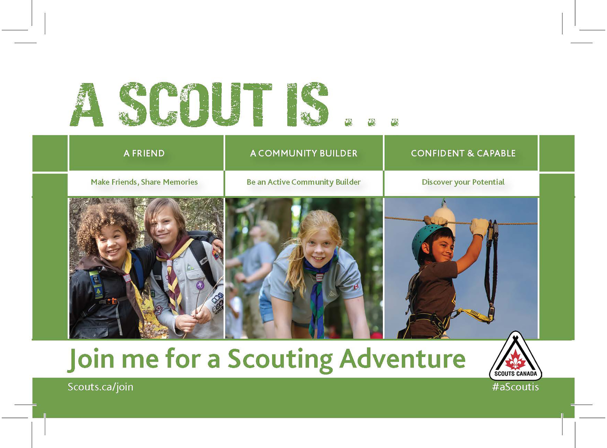 Scouts Canada Postcard Front Option 1